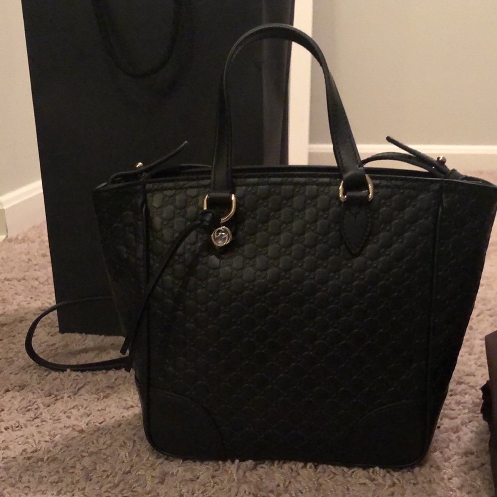 New Gucci Microguccisima Small Crossbody Tote